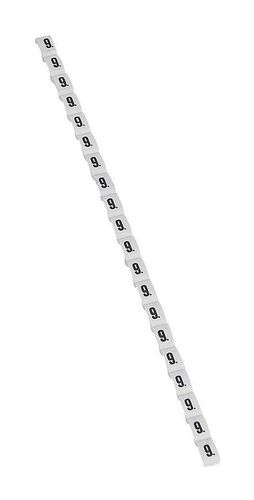 Маркер Duplix - цветовая международная кодировка - цифра 9 - белый